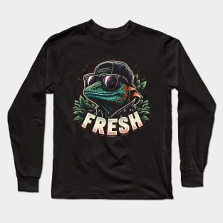 Fresh Gecko | Cool Gecko | Punk Gecko Long Sleeve T-Shirt